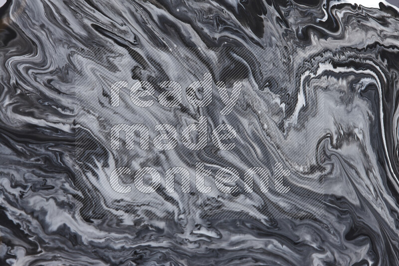 Abstract colorful background with mixed of white and black paint colors