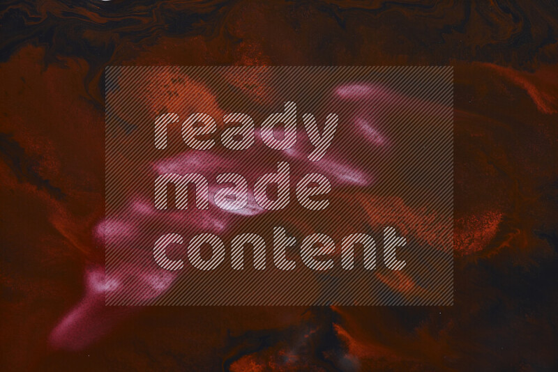 خلفية ملونة مع مزيج من ألوان الطلاء الأحمر والاسود