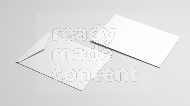 Corporate Stationery Elements, Blank White Textured Brand ID, On White Background