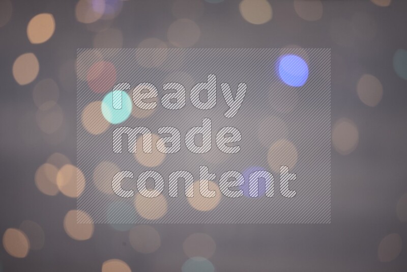 Abstract bokeh light with flare haze