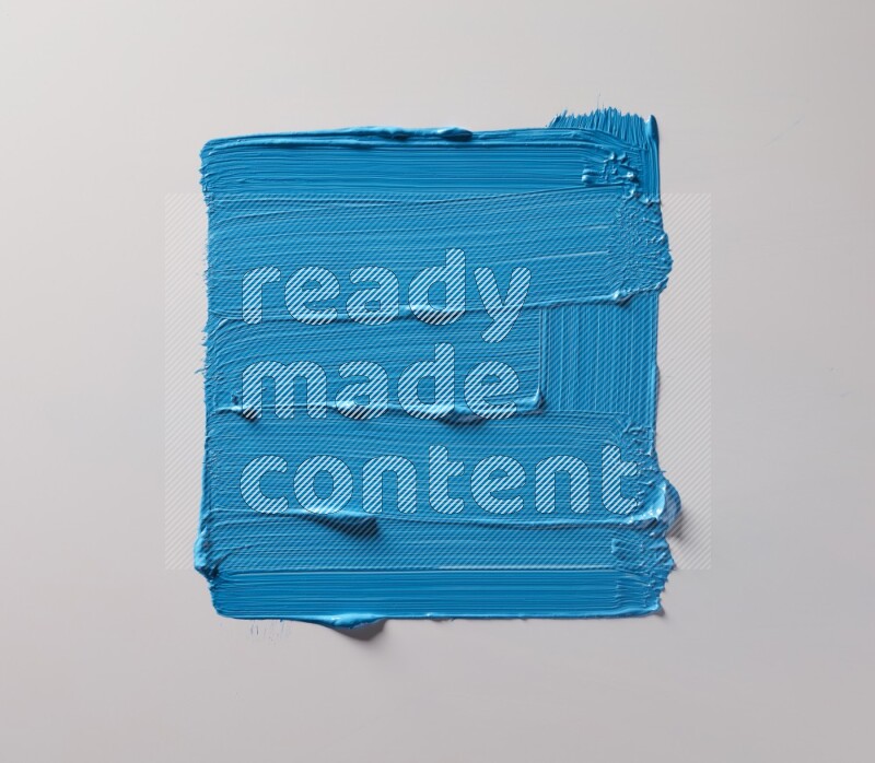 Multi blue straight brush strokes in different shapes on a white background