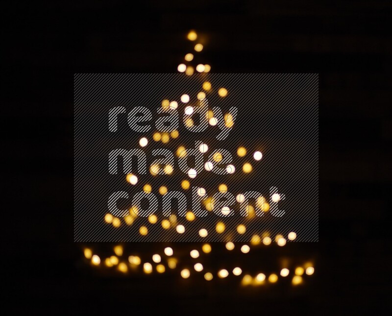Bokeh light in yellow