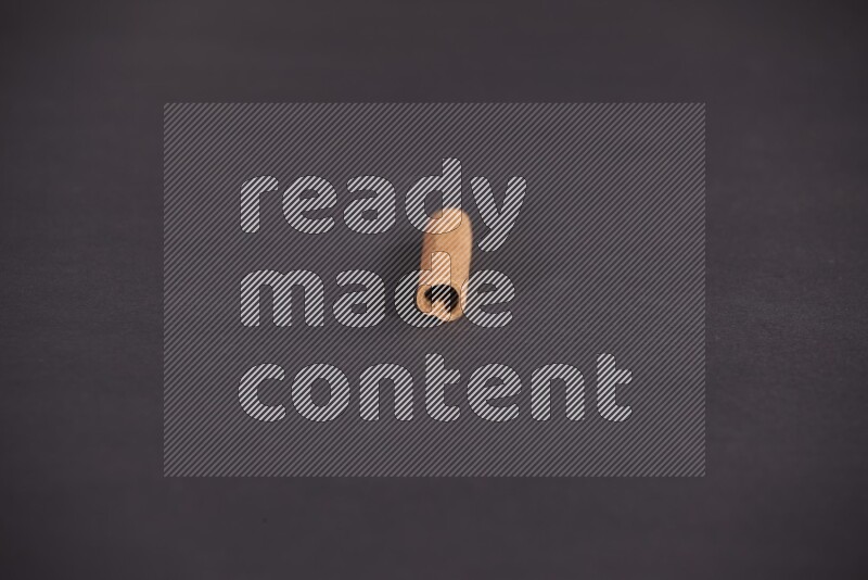 Cinnamon stick on black background