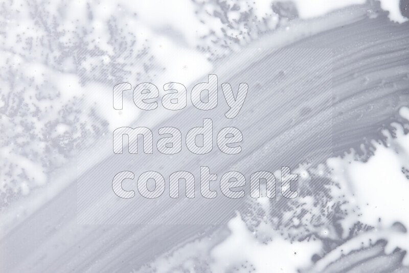 Close-ups of abstract white paint texture in different shapes