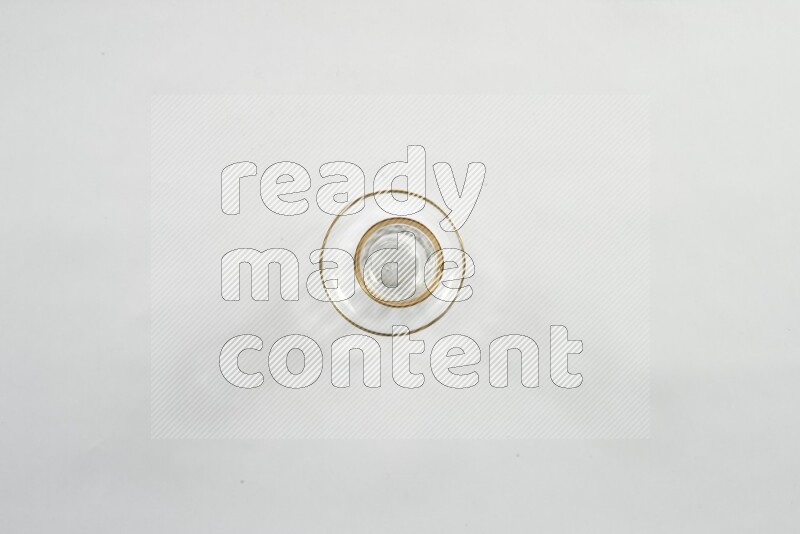 Glassware such as coffee pot, cup, saucer and jar on white background