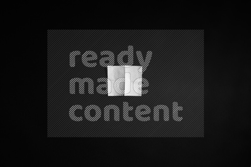 Tissue paper on black background