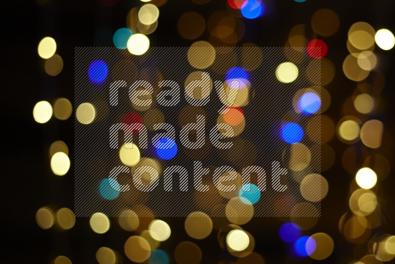Bokeh light in multicolor