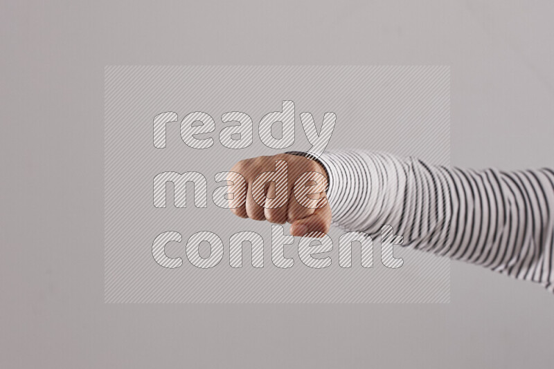 Woman hands gesturing sign language