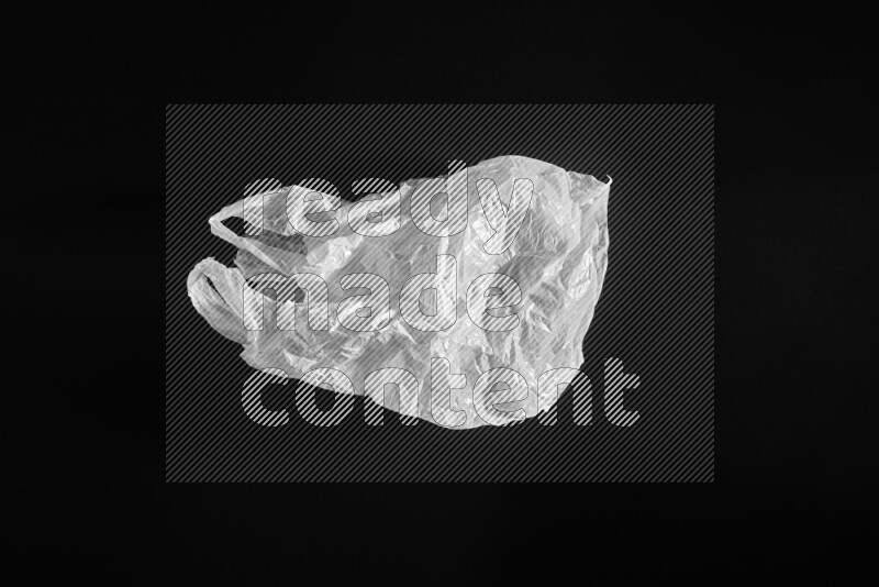 White plastic textures on black background