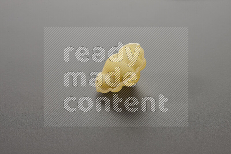 Snails pasta on grey background