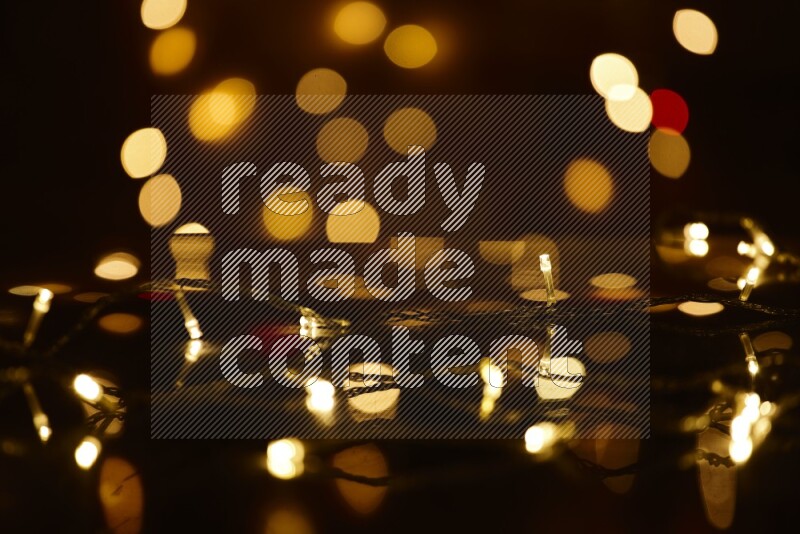 Bokeh light in yellow