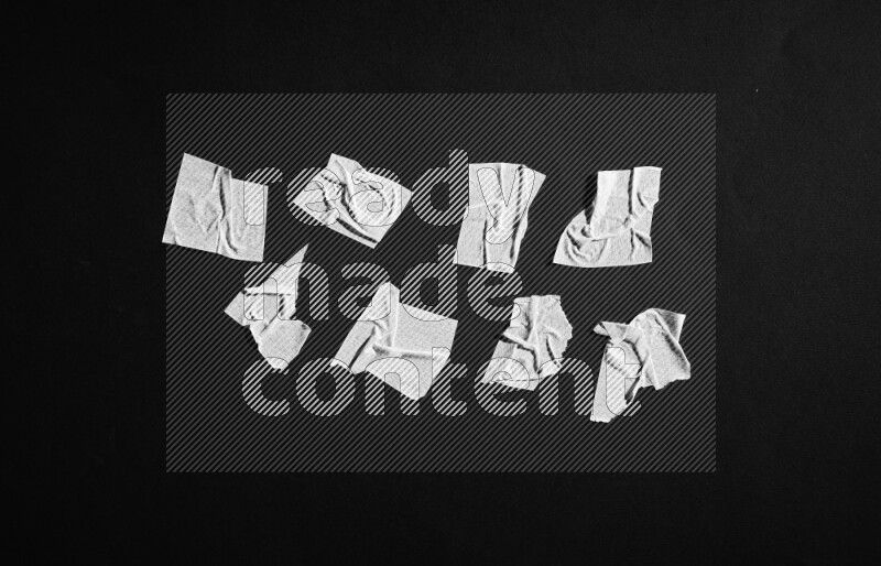 Duct tape on black background