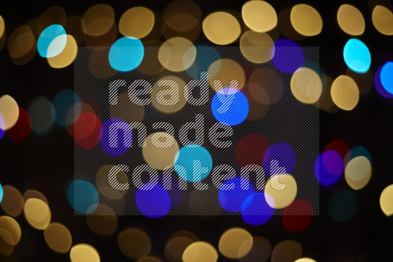 Bokeh light in multicolor