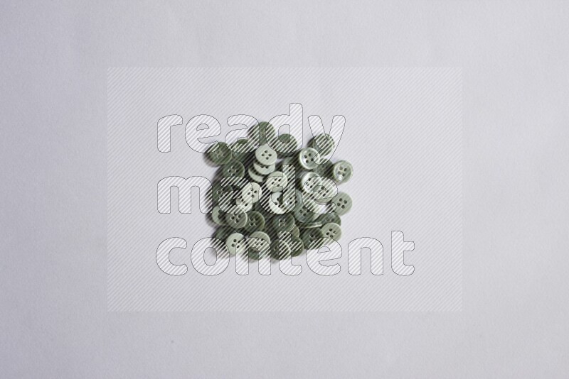 Green buttons placed on grey background