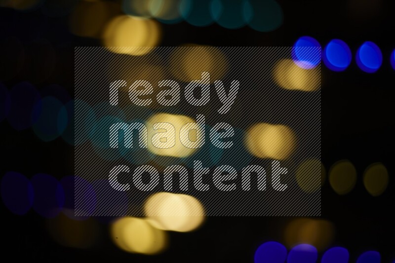 Abstract bokeh light in multicolor