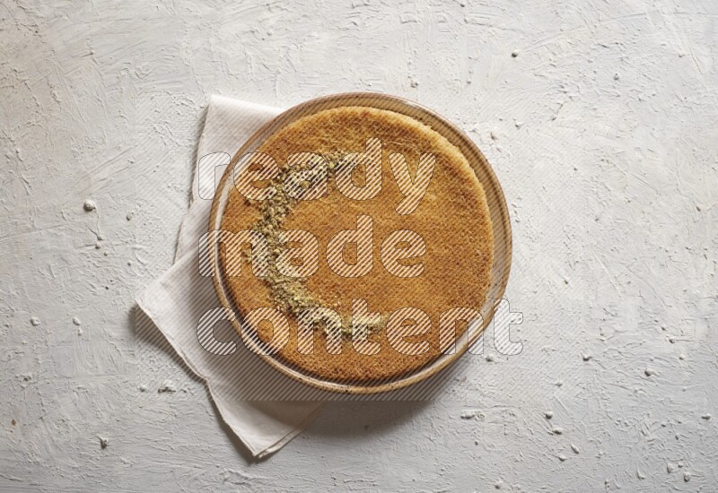 Konafa in a light setup