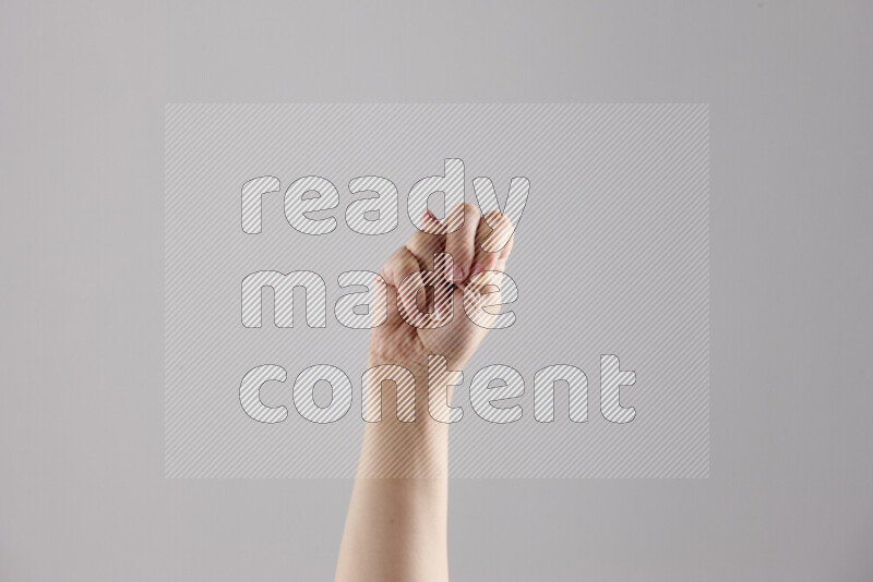 Woman hands gesturing sign language