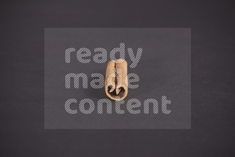 Cinnamon stick on black background