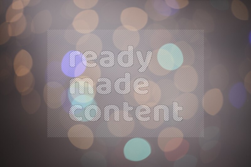 Abstract bokeh light with flare haze