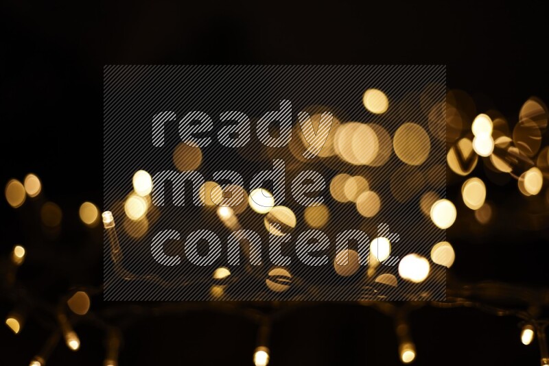 Bokeh light in yellow