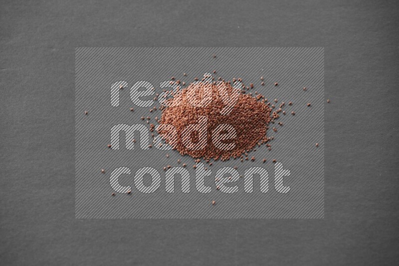 Garden cress on a black flooring