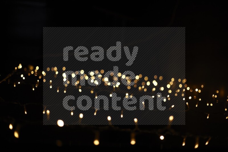 Bokeh light in yellow