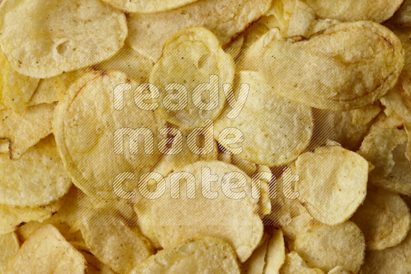 Chips snacks on white background