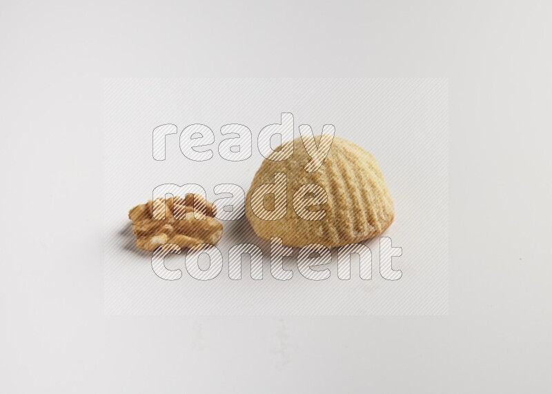 Single Piece of Maamoul direct on white background
