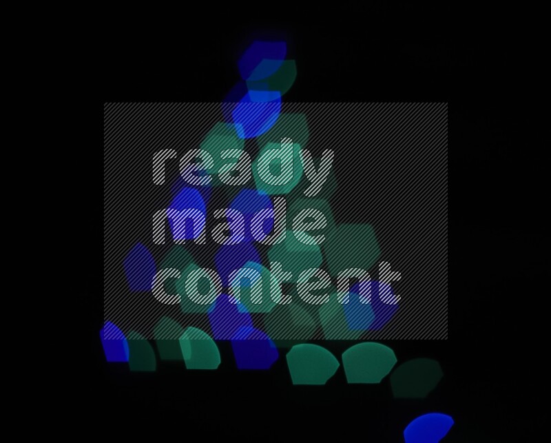 Bokeh light in geometric shape