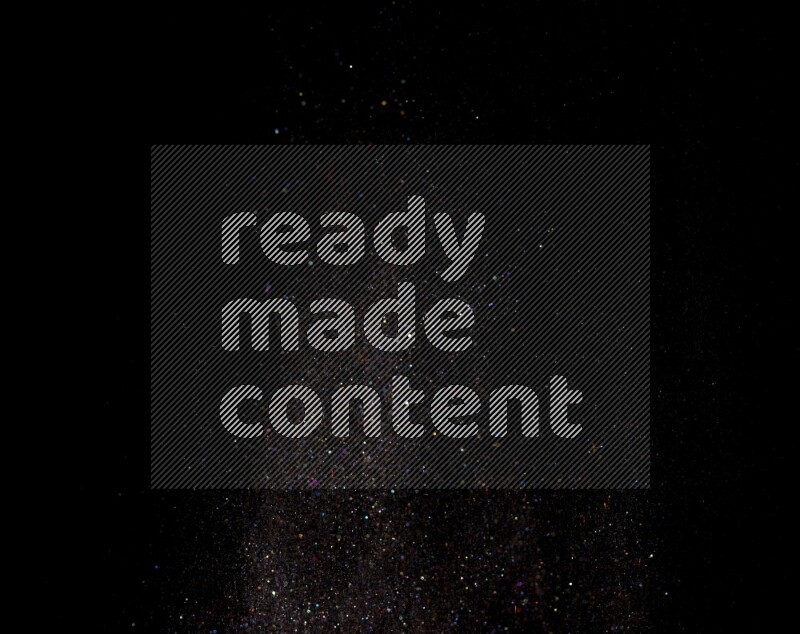 Multicolored glitter powder isolated on black background