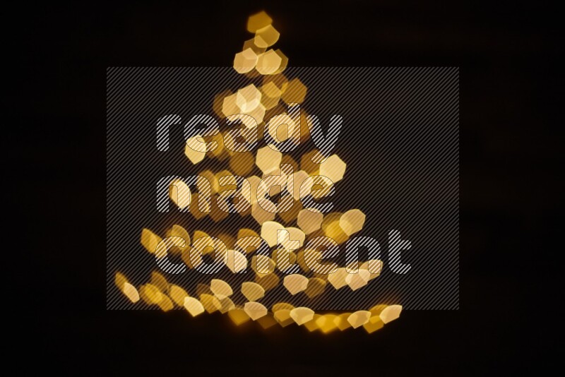 Bokeh light in geometric shape