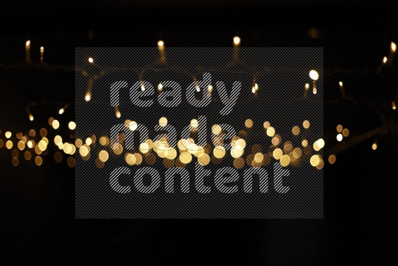 Bokeh light in yellow