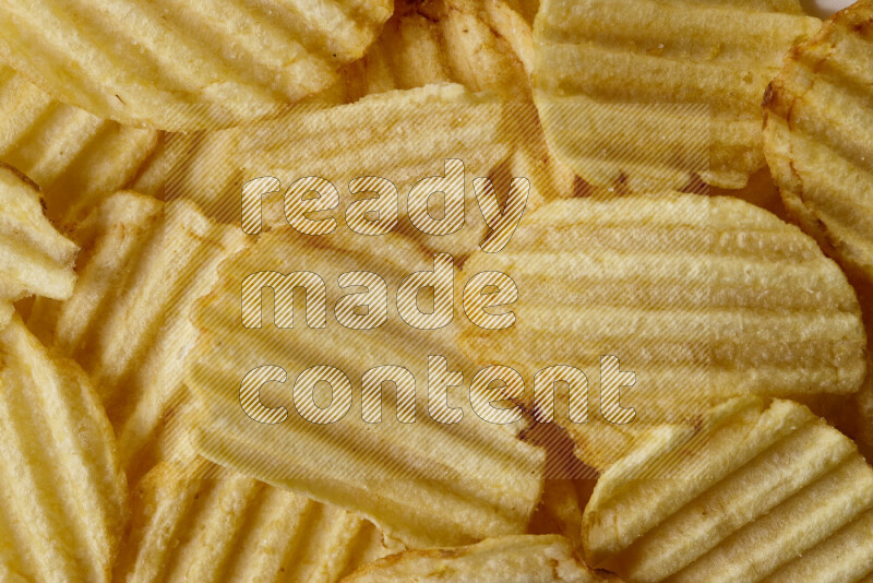 Chips snacks on white background
