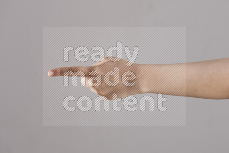 Woman hands gesturing sign language