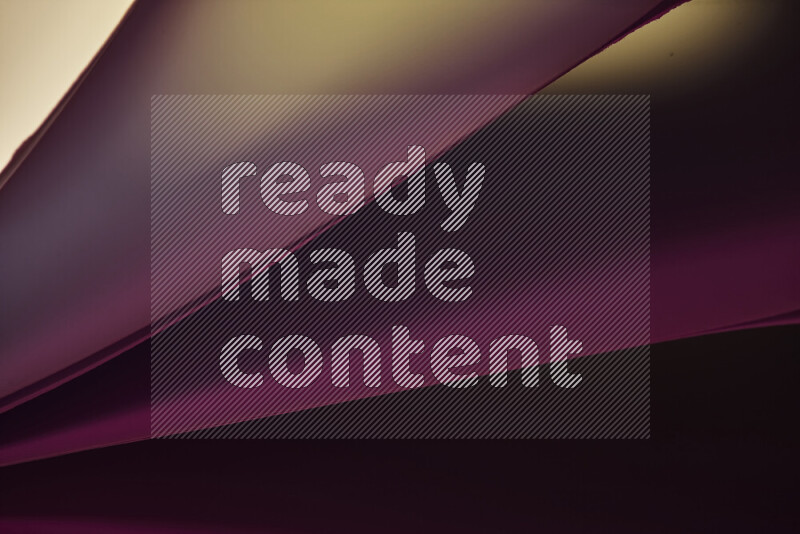 An abstract art piece displaying smooth curves in warm and cold gradients created by colored light