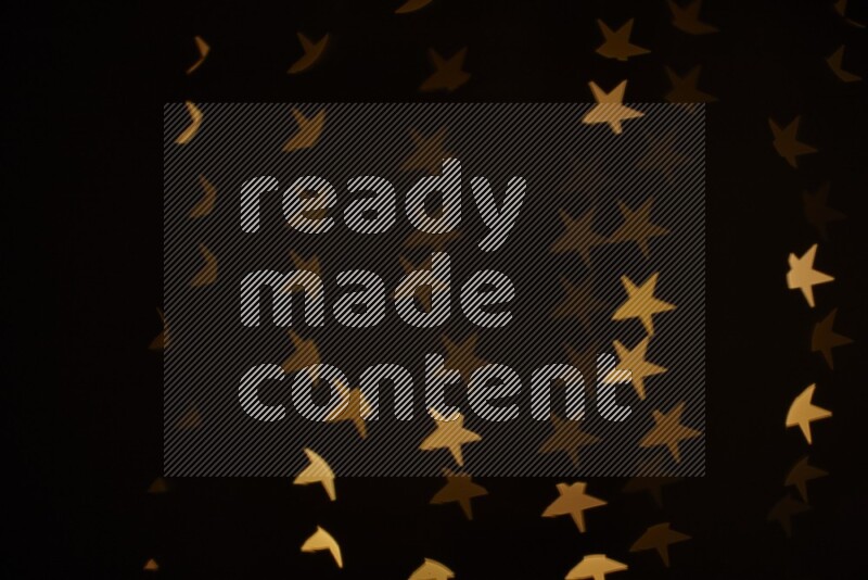 Bokeh light in star shape