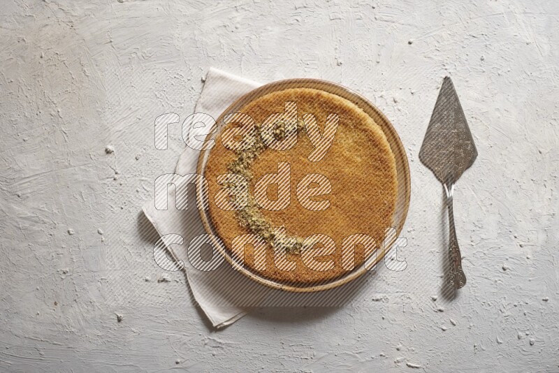 Konafa in a light setup