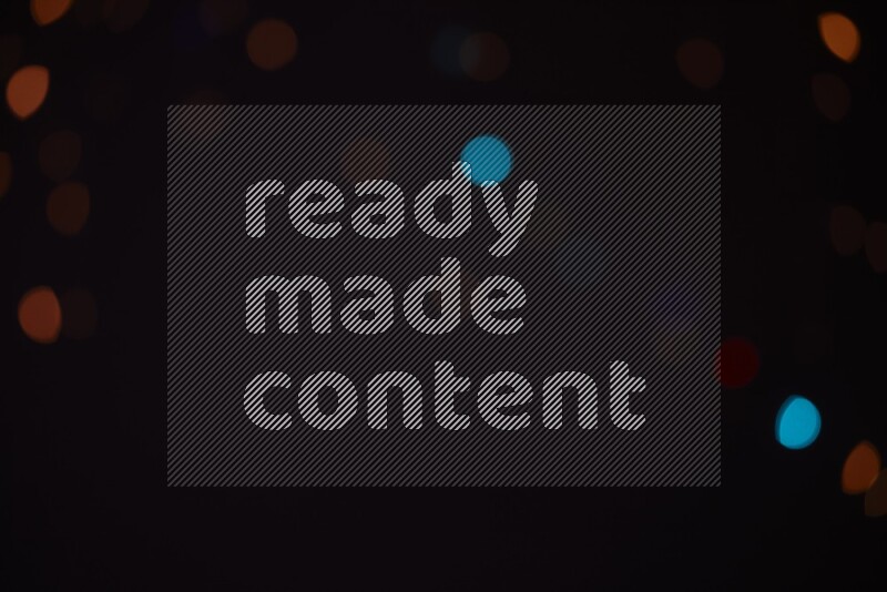 Bokeh light in multicolor