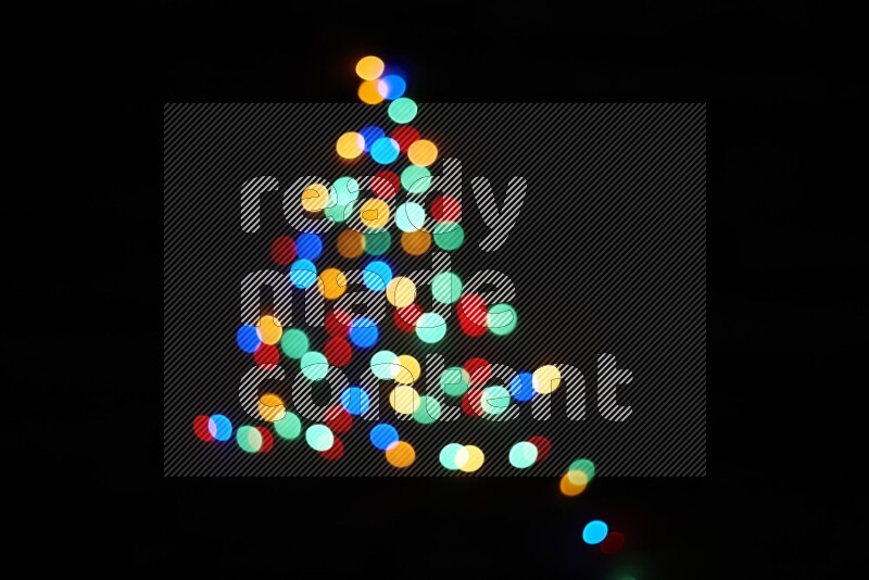 Bokeh light in multicolor