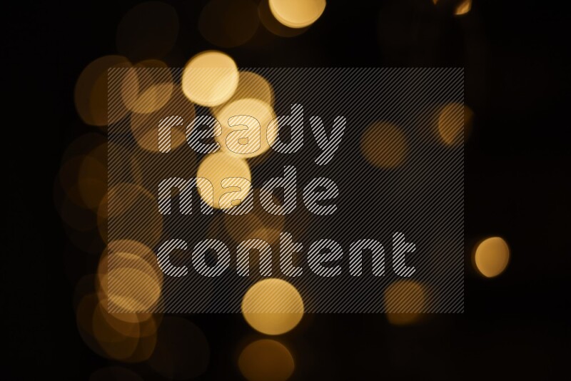 Bokeh light in yellow