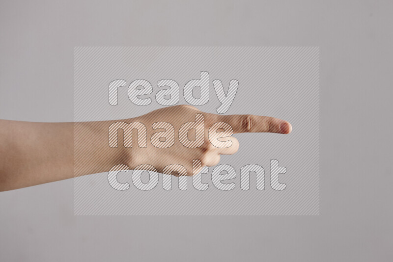 Woman hands gesturing sign language