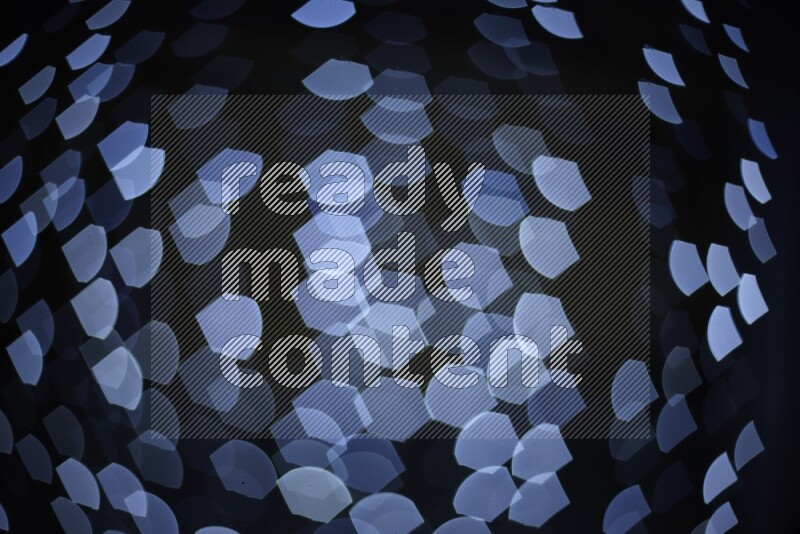 Bokeh light in geometric shape