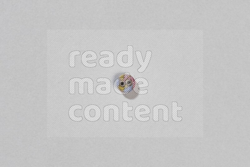 A button on grey background