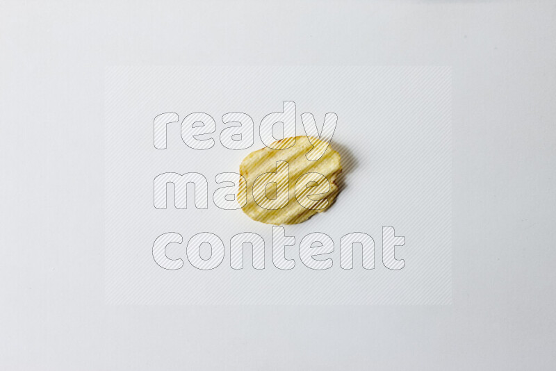 Chips snacks on white background