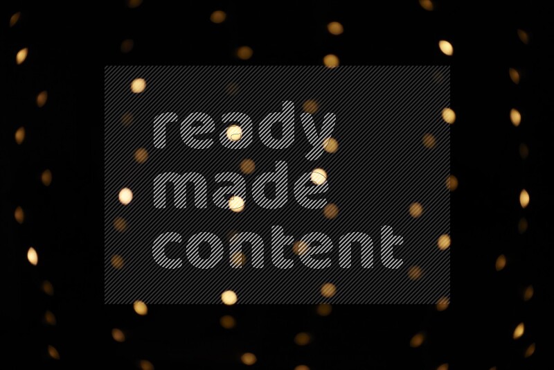 Bokeh light in yellow