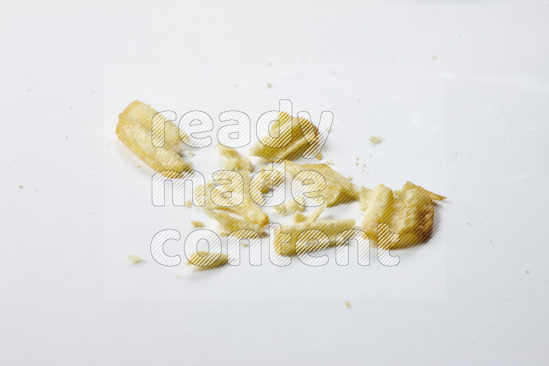 Chips snacks on white background