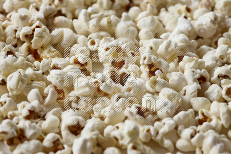 Popcorn snacks on white background