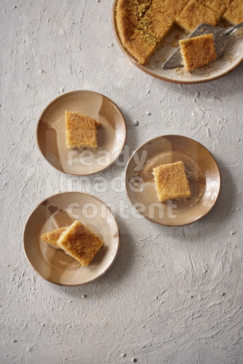Konafa in a light setup