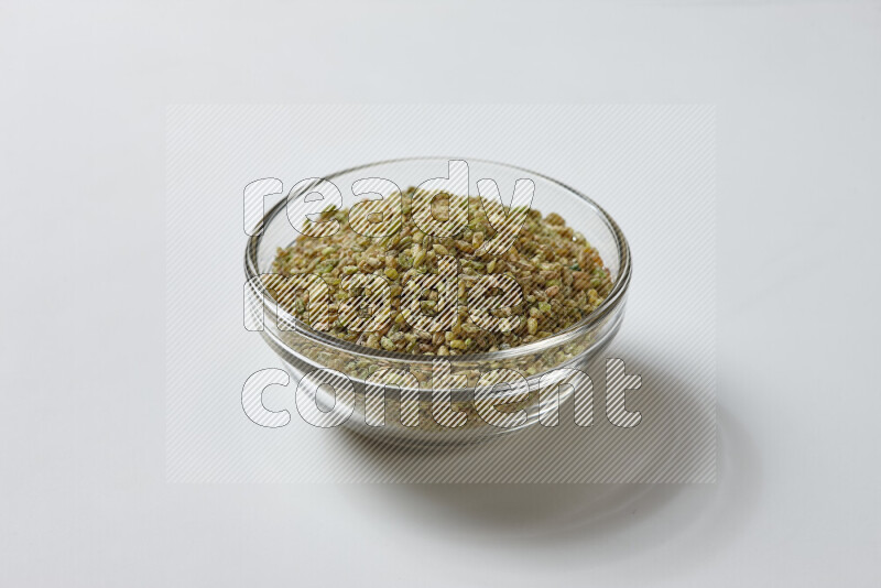 Freekeh on white background