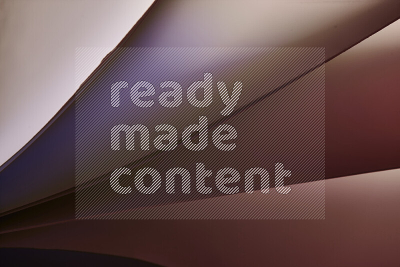 An abstract art piece displaying smooth curves in warm and cold gradients created by colored light